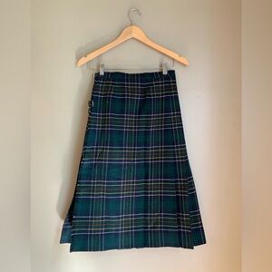 Kinloch Anderson kilts wool wrap skirt plaid made in Scotland lady brittany ltd